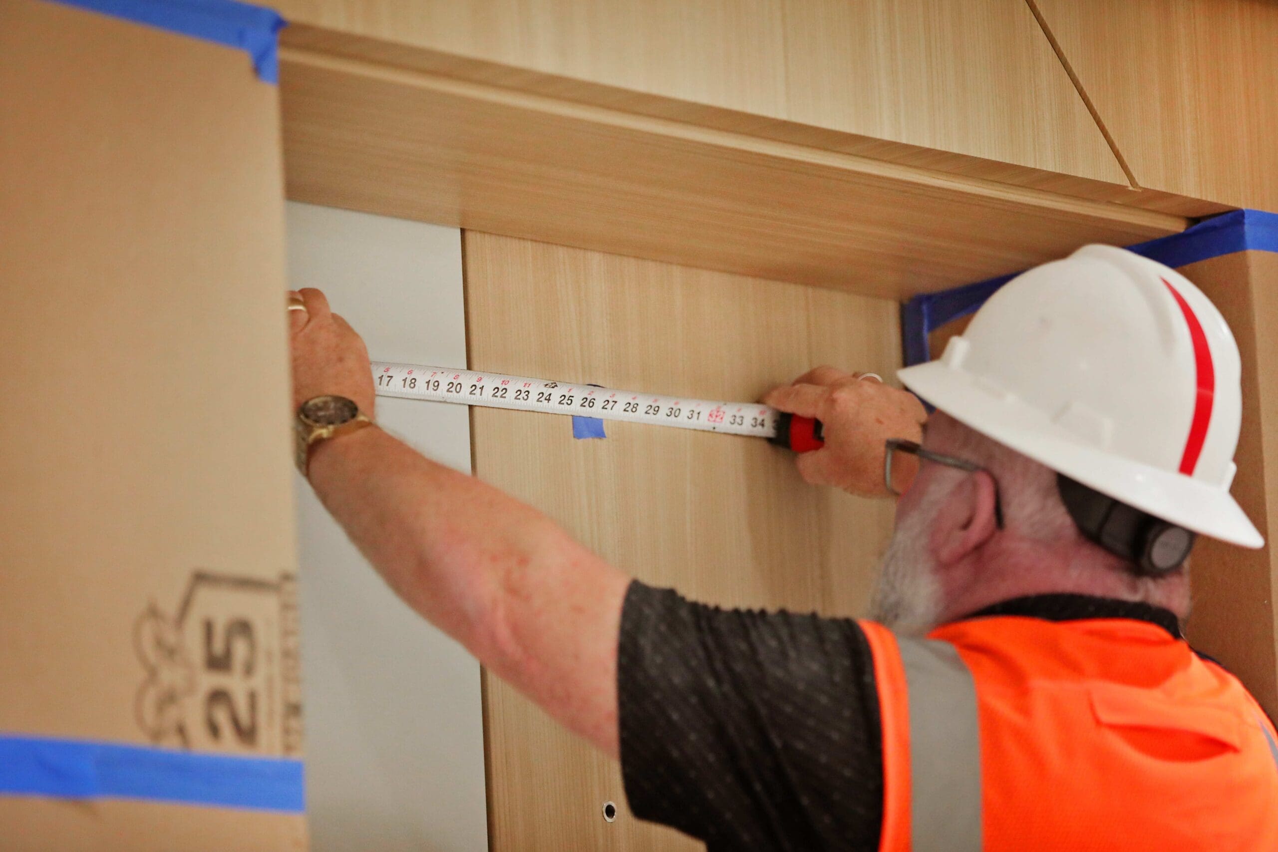 Engineered Group checking detail measurements